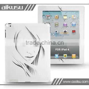 Sketch Series!! 3d skin sticker for new ipad/ipad4