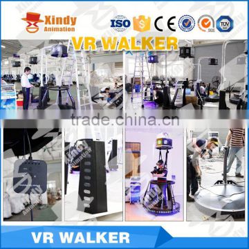 Amazing VR Walker Shooting Battle Game Equipment Standing Up 9d VR Cinema Simulator for shopping center