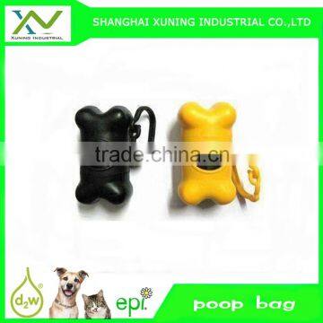 bio-degradable doggy poop bag with holder