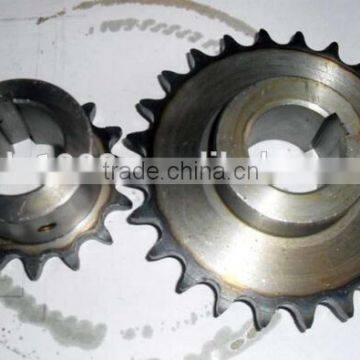 China made sproket and chain gears for tricycle