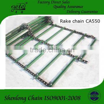 Agricultural Feeder House Chain AH207778- CA550 Chain Each 6 Link Fitting One T-slat photo-5