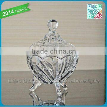 Hot sale clear glass dinnerware for family