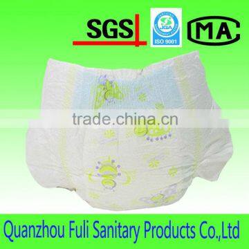 Cloth-like backsheet film baby diaper,export to India ,Dubai, high absorbent