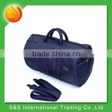 2015 Stylish navy blue Polyester Weekend mens travel bag