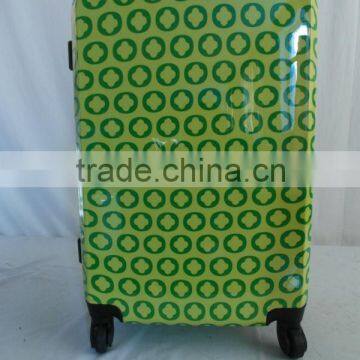 printed hard shell trolley case in 3 pcs