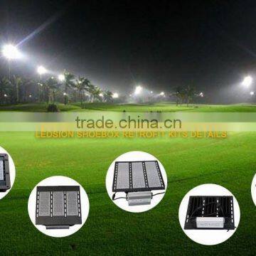 US Stock 150w 300W shoebox led street light retrofit kit led parking lot lighting retrofit