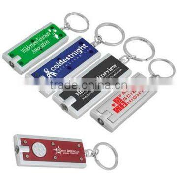 Traditional Slim Keylight, LED flashlight keyring.