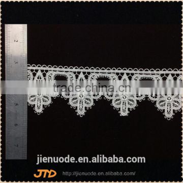 High Quality Unique Design Water Soluble Embroidery Neck Lace Trim