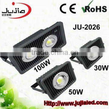 100w led flood light epistar chip ip65 cob waterproof outdoor led flood light (JU-2026-100W)