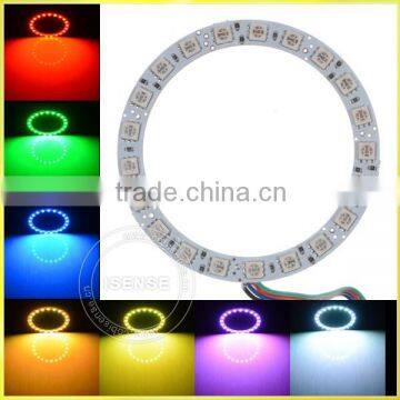 For Prius Head Light RGB/ COB 60 40 50 mm 5050smd Angle Eyes Halo Rings Halo Kits photo-3