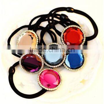 fashionable crystal alloy ponytail holder