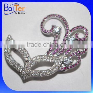 China Made Wholesale Fashion Crystal Cubic Zircon Brooch/Synthetic Diamond Brooch