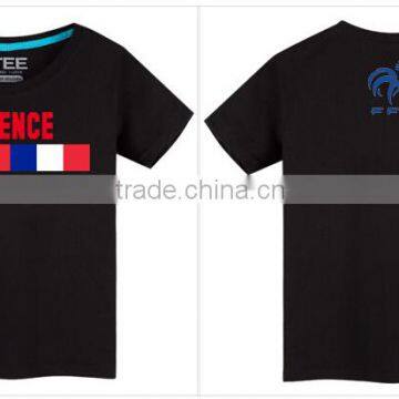 Hot Sale World Cup Print Logo High Quality Cotton Tshirt photo-3