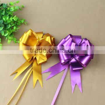 Various material pull wrap gift ribbon flower gift ribbon bow