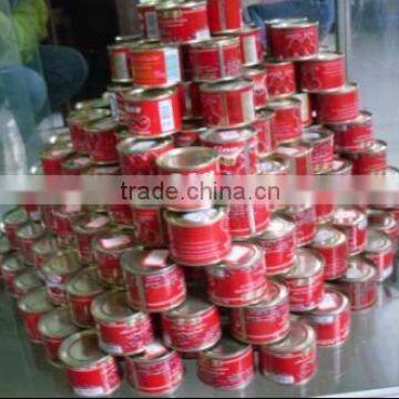 Paste de tomato/canned tomato paste brix28-30%,70g~3000g