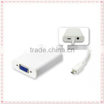 2014 China Manufacturer 2 in 1 Mini Displayport Male to HDMI + VGA Female Adapter Converter Cable for Mac Pro Air photo-2