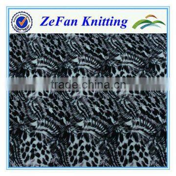 Animal printed coral fleece material for blanket