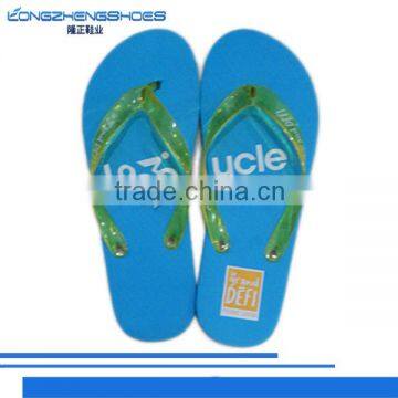 New men EVA/PE sole flip flops massage slipper