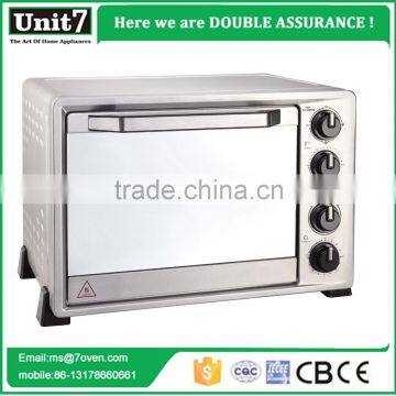 36L convection oven glass toaster hot sell stainless steel heating element electric oven