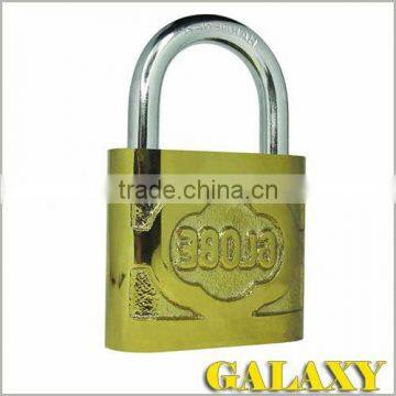 glod plated cast iron padlock