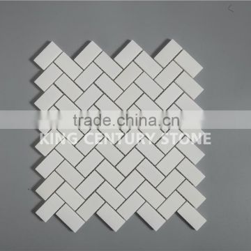 popular natural stone white mosaic tiles for home used