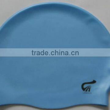 Single Colour Silicone Swim Caps for Competitive Swimmer