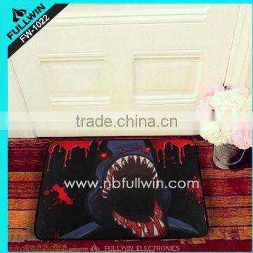Large shark Halloween door mat music mat for indoor/Flashing light up