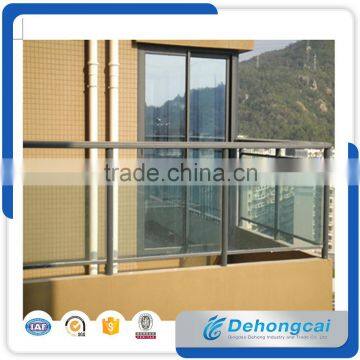 Customized Decorative Special Glass Regular Wrought Iron Fence