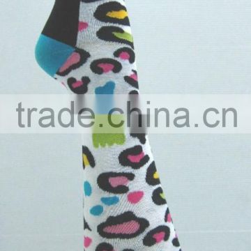 Color Leopard cute teen girls socks