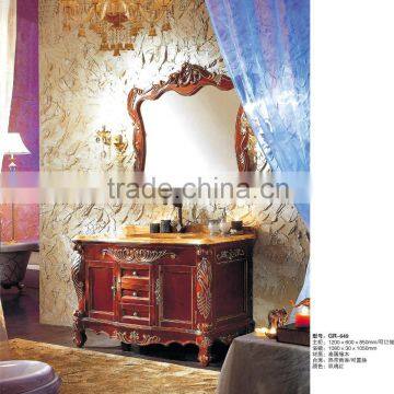 QY-G13172 Modern Factory Directly Solid Wood Bathroom Cabinet photo-2