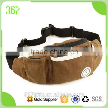 Top Selling British Style Vintage Canvas Chest Pocket Bag Men's Waist Bag