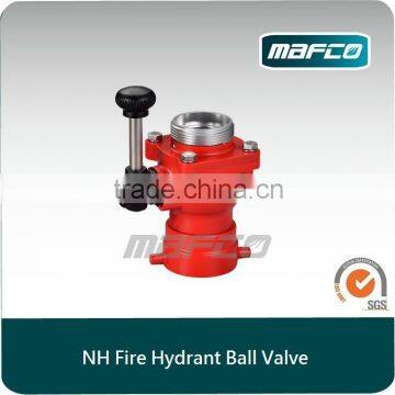 2.5 inch NH fire hydrant ball valve for fire fighting equipment