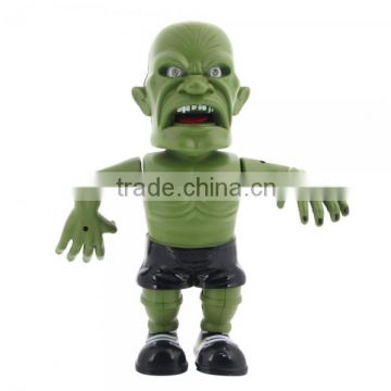 Sound Control Plastic Green Monster Doll Toy/Make design Collection Characters Sound Doll Toys/Customized Plastic Sound Doll Toy