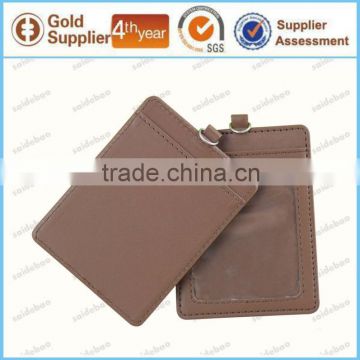 PU cheque book holder wallet /cheque presenter bill folder /leather passport holder