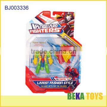 Popular deformation toy fighter plane/ funny transform robot toy