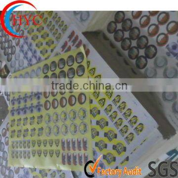 2014 Cheap pvc label sticker,sticker printing,heat color changing sticker