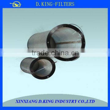 professional metal wire basket filter elements with acid resistance