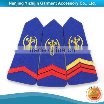 Best price handmade embroidery pilot uniform epaulette