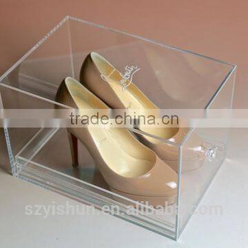 clear acrylic shoe box