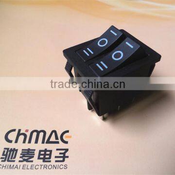 Double Pole Rocker Switch on off on 3 Position Switch