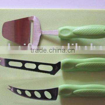 Cheese knife set -4pcs with cutting board