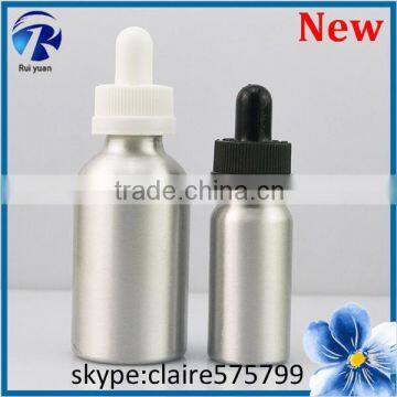 empty aluminum dropper bottles with childproof cap eliquid bottle