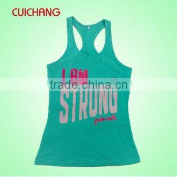 Custom Printed Gym Singlets, polyester gym singlet, T Back singlet