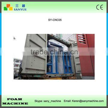 Newest Circle Knife Horizontal Style CNC Contour Foam Cutting Machine