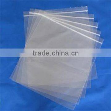 China cheapest clear PE zipper bags