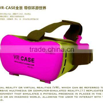 Hot pink VR BOX VR case latest 2nd Distance Adjustable 3D Glasses colorful VR box VR Case