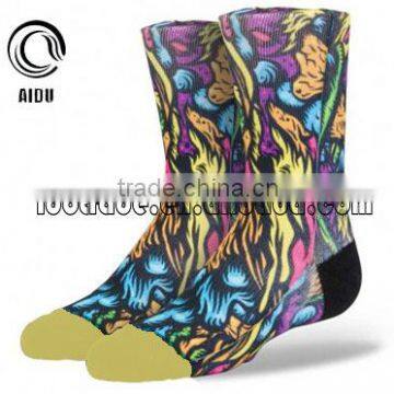 Individuation Print Jacquard Custom Design Made Wholesale Custom Socks Unsex/Man Sock/China Custom Sock Manufacturer Ow