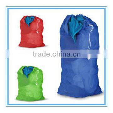 Laundry Wash Net Drawstring Organizer Storage Large Drawstring Carrying, Sport Laundry Bag photo-2