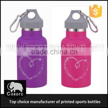 Custom funny printing stainless steel thermos flask for kids