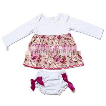 beautiful clothes for baby girls white red flower shirt and short pant with bowknot set korean summer children clothing set